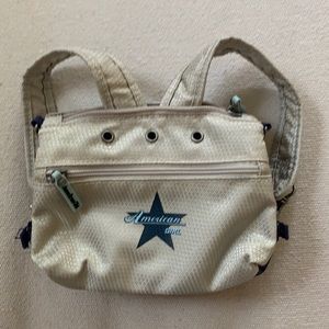American girl reversible backpack/messenger bag